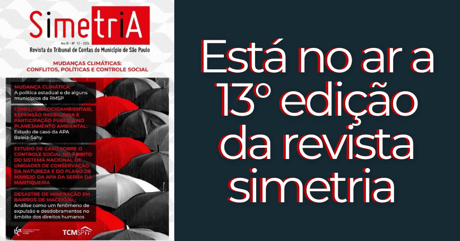 A nova edição traz artigos sobre mudanças climáticas, contratos de concessão e outros temas da gestão pública