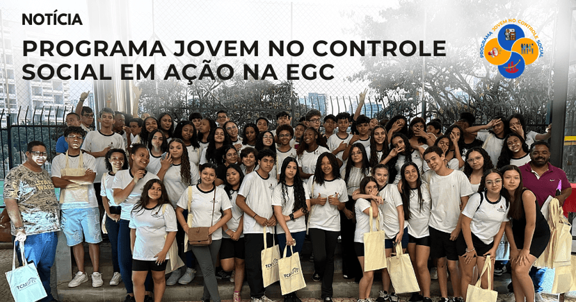 EGC recebe alunos do Programa Jovem no Controle Social