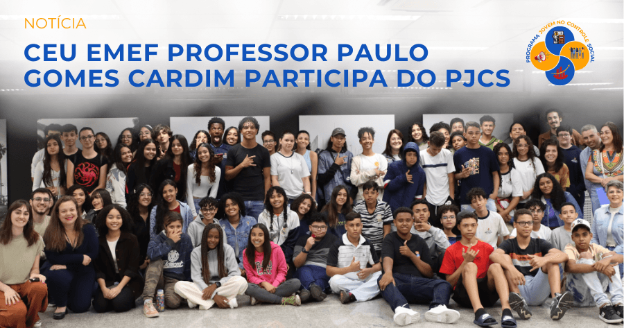 Novos alunos participam do Programa Jovem no Controle Social, da EGC