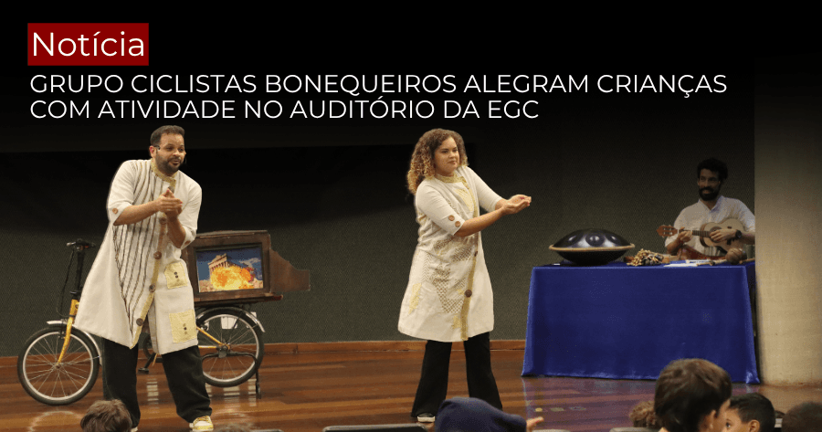 EGC e TCMSP comemoram Dia das Crianças com teatro inclusivo e atividades culturais