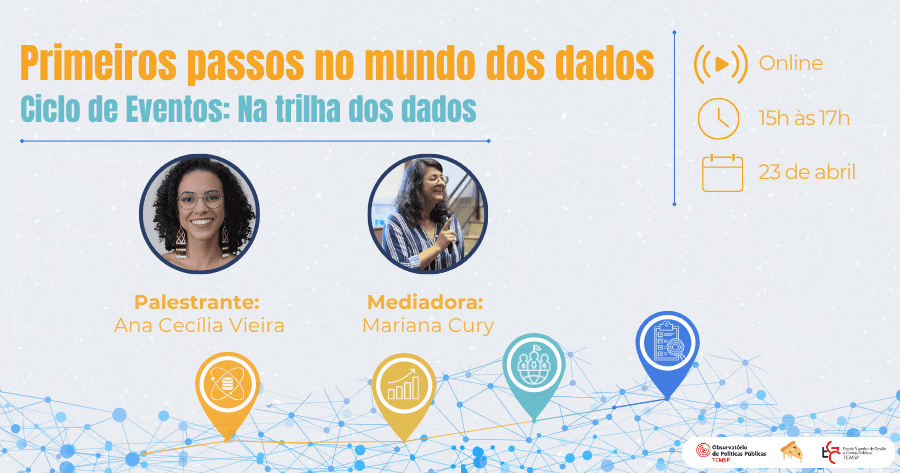 Ciclo de Eventos: Na trilha dos dados - Primeiros passos no mundo dos dados