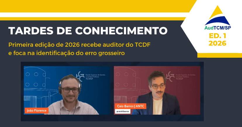 “Tardes de Conhecimento” aborda a responsabilização de agentes públicos