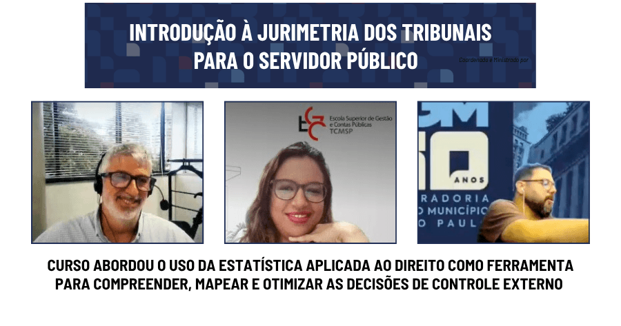 Parceria entre CEJUR e EGC leva capacitação em Jurimetria para servidores públicos