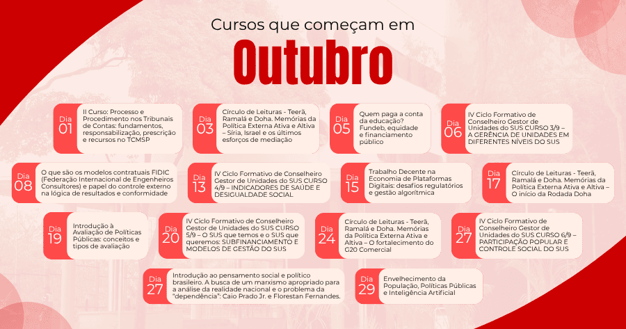 Em outubro, a EGC tem novos cursos com inscrição aberta